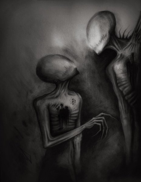 Странные рисунки психбольных