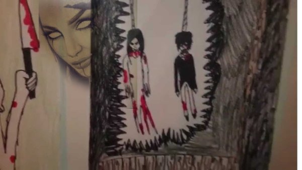 Ужасные рисунки карандашом