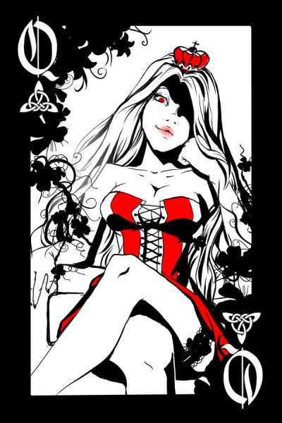 Фэшн иллюстрации игральные карты