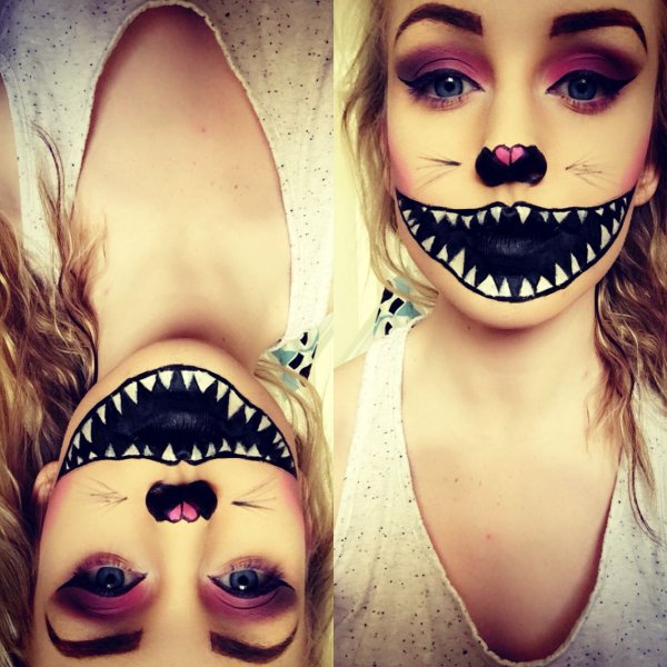 Легкие макияжи на Хэллоуин