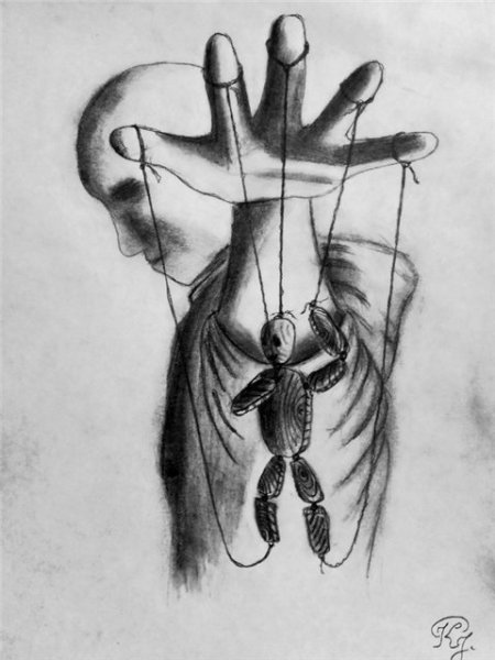 Грустные рисунки в тетради