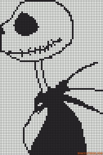 Вышивка крестом Джек Скеллингтон