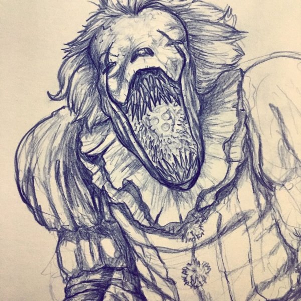 Страшные рисунки карандашом