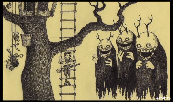 Жуткие рисунки карандашом