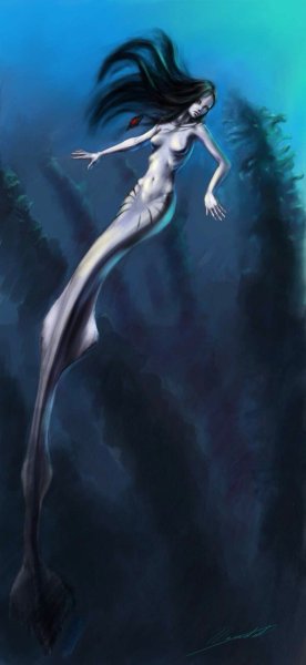 Мифические существа карандашом страшные