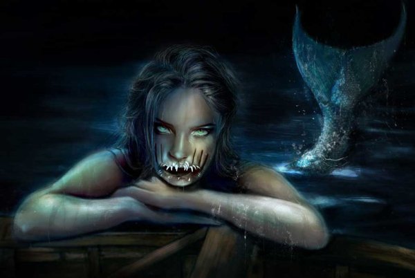 Сирена Русалка страшная