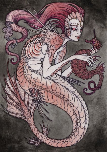 Русалка арт