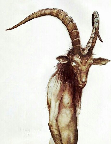 Ламия демон черная коза