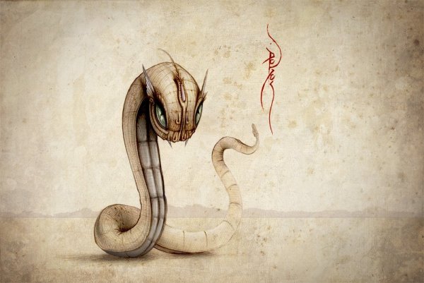 Мудрая змея арт
