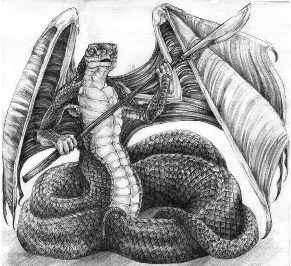 Змеелюди анатомия