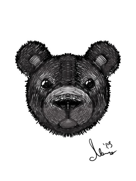 Медвежий оскал арт