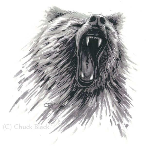 Злой медведь логотип