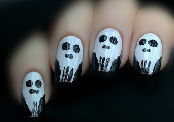 Классный маникюр на Хэллоуин