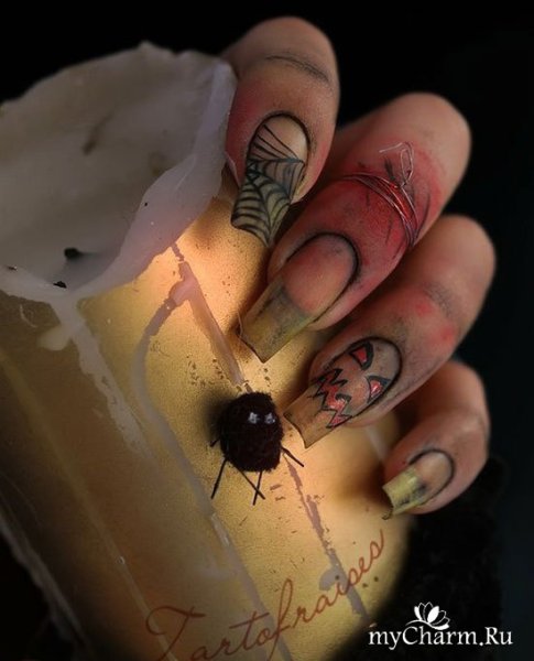 Самый страшный маникюр на Хэллоуин