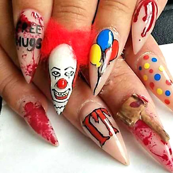 Ногти в стиле оно