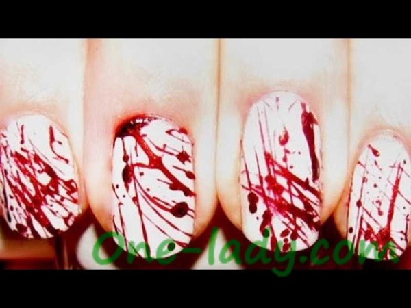 Маникюр на Хэллоуин