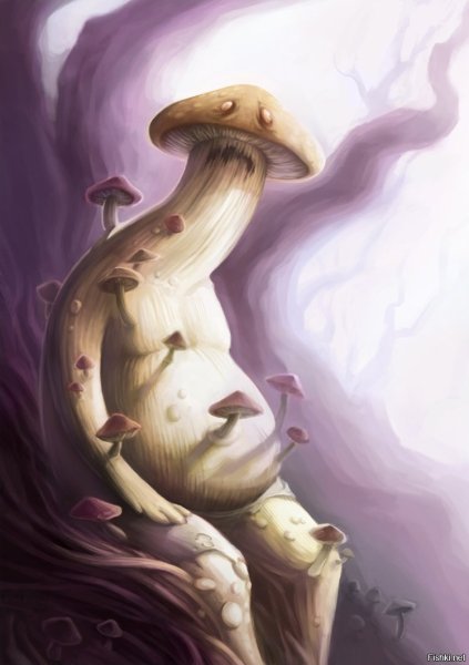 Человек гриб арт