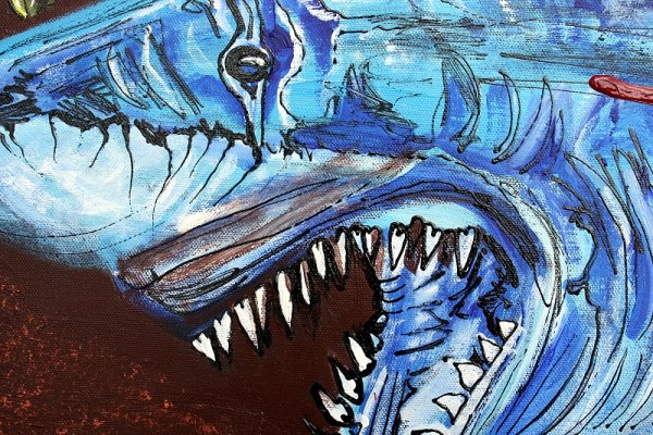 Акула монстр рисунок