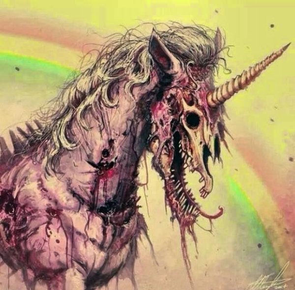 Единорог зарисовка