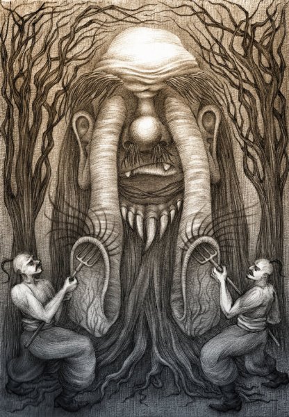 Мистические страшные картины