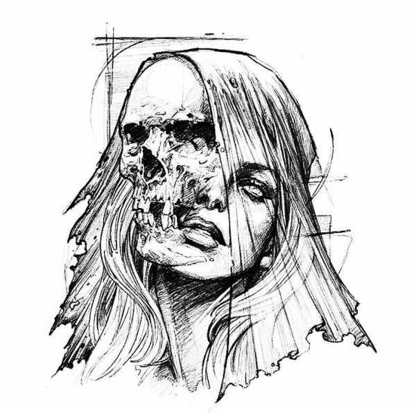 Страшные рисунки карандашом