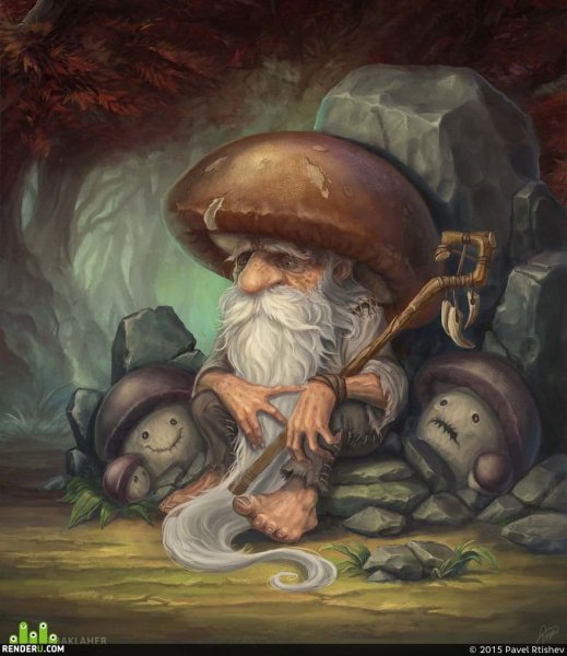 Рисунки карандашом прикольные фэнтези