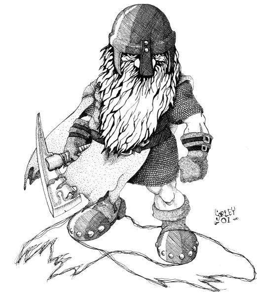 Эскиз гнома