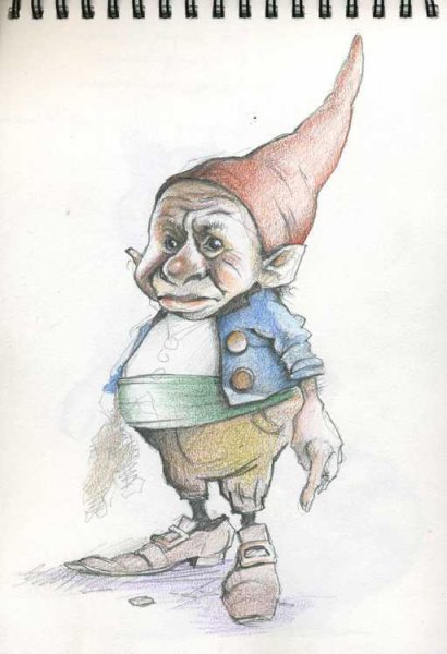 Гном эскиз