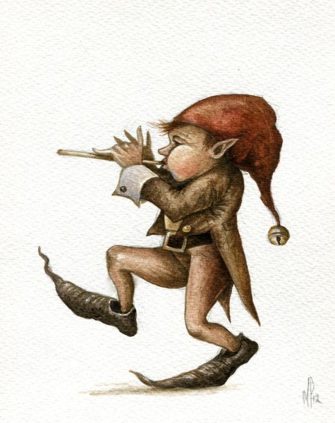 Тролль рисунок карандашом