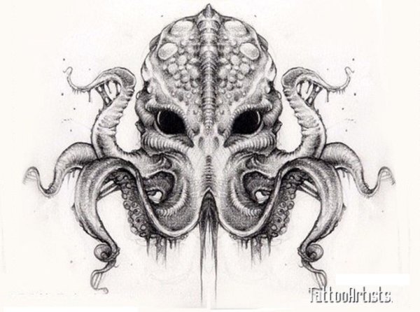 Ктулху эскизы