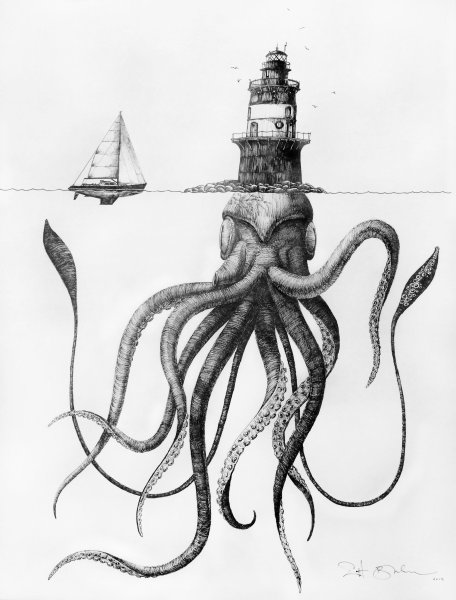 Спрут кальмар Кракен Ктулху