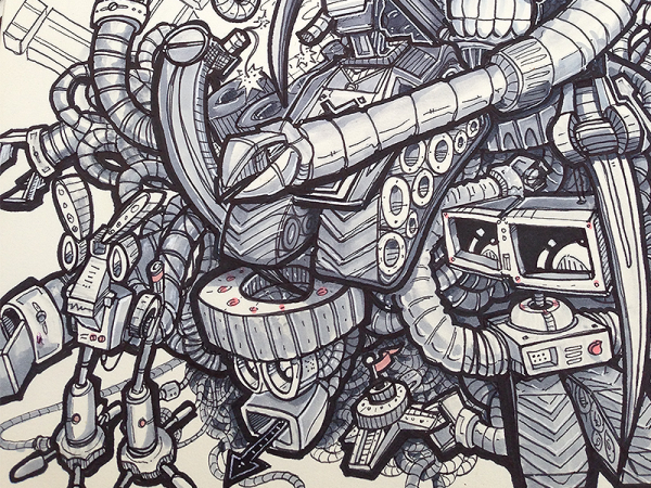 Нарисовать робота