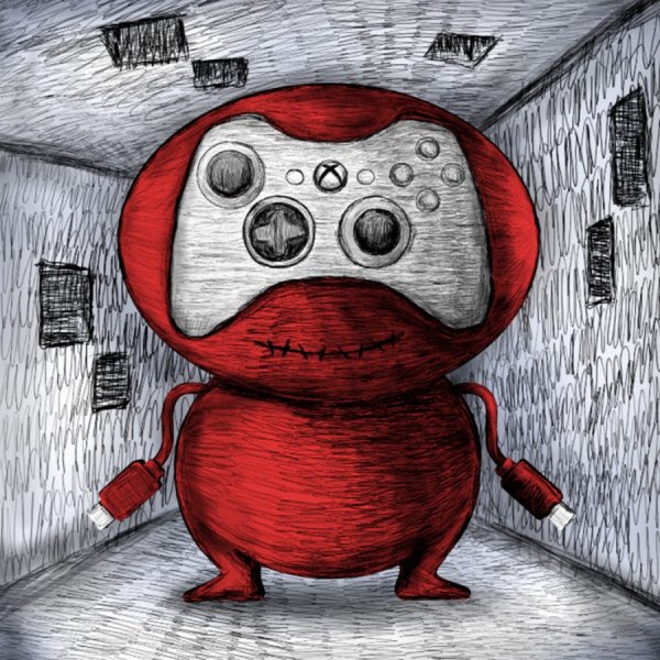 Нарисовать страшного робота