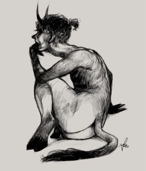 Демон без фона