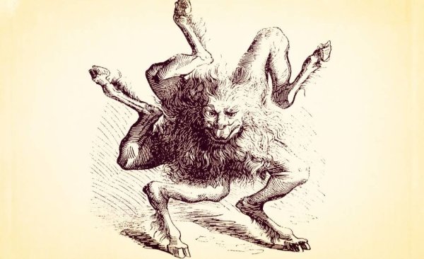 Трафарет сатана