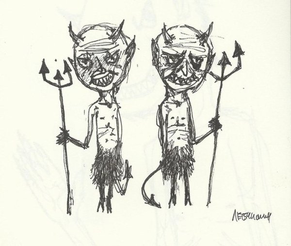 Чертенок с вилами