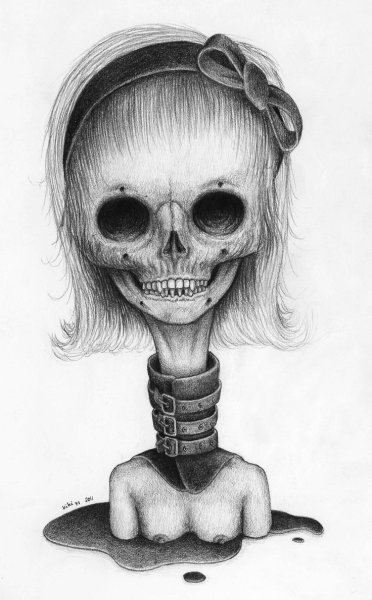 Жуткие рисунки для срисовки