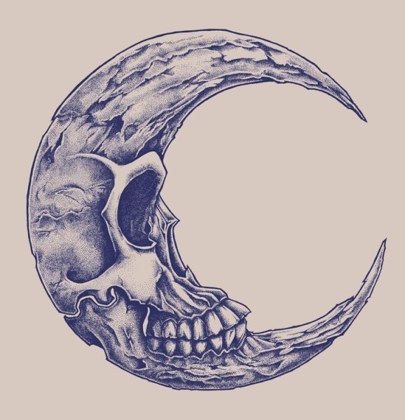 Луна череп