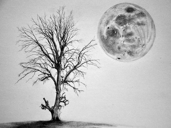 Злая Луна тату