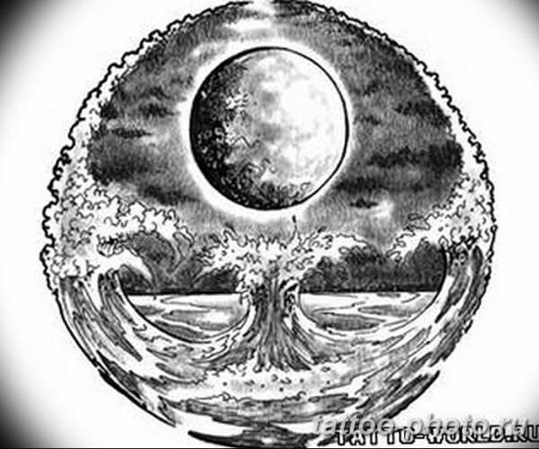 Космос черно белый