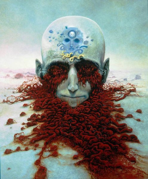 Художника Здзислава Бексиньского (Zdzisław Beksiński, 1929 - 2005)