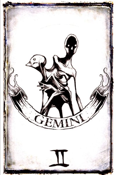 Знаки зодиака в стиле хоррор