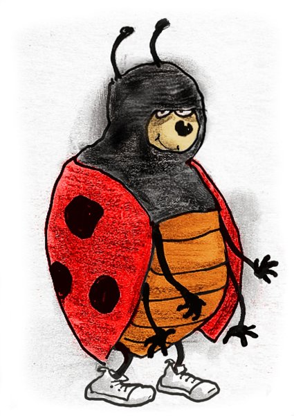 Стилизованная Божья коровка