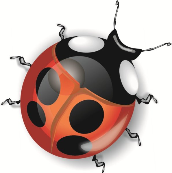 Смайлик Божья коровка
