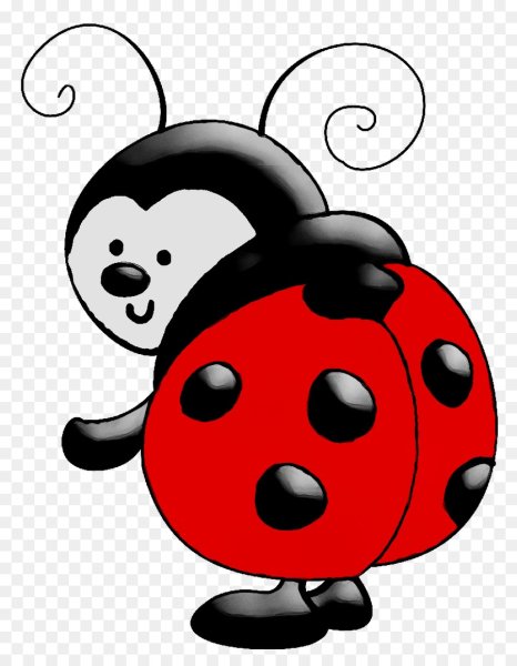 Божья коровка мультяшная