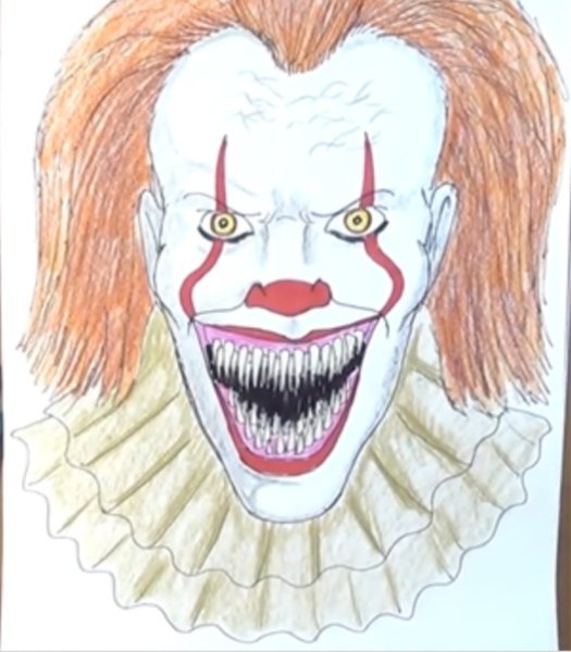 Клоун оно карандашом
