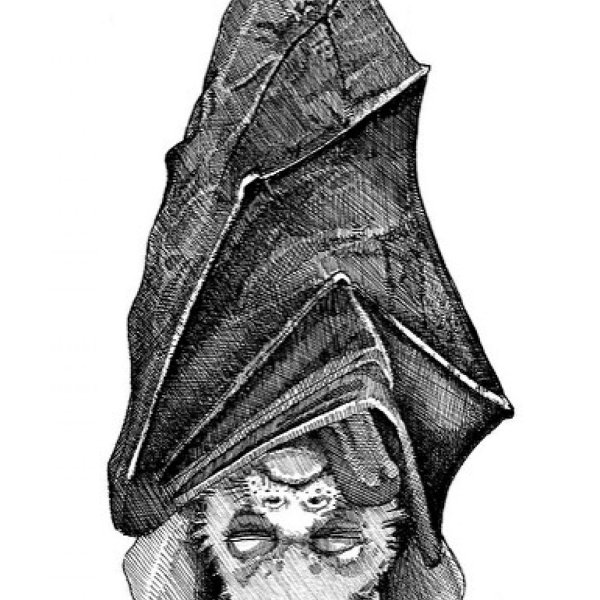 Летучая мышь набросок