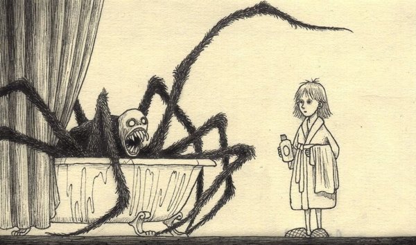 Страшные рисунки которые нарисовали дети