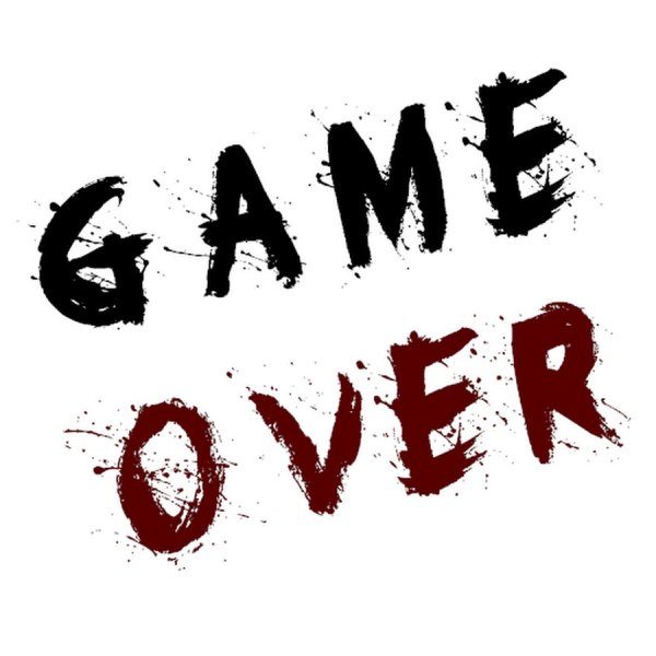 Кровавые надписи на чёрном фоне