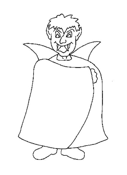 Чудище раскраска для детей